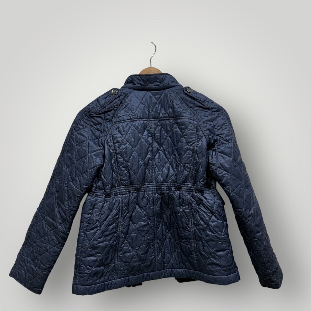 Burberry Navy Quilted Kids Jacket - Picture 5 of 11